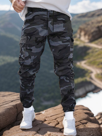 🛠️ ZĽAVA 60% 👖 Odolné taktické pracovné nohavice – zmes nylonu a bavlny, mnoho funkčných vreciek, ideálne pre prácu vonku 🌲