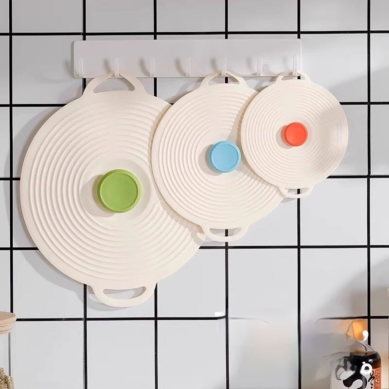 🔥【Ultima zi de reducere 50%】Set de 3 piese - Capace din silicon alimentar care păstrează prospețimea