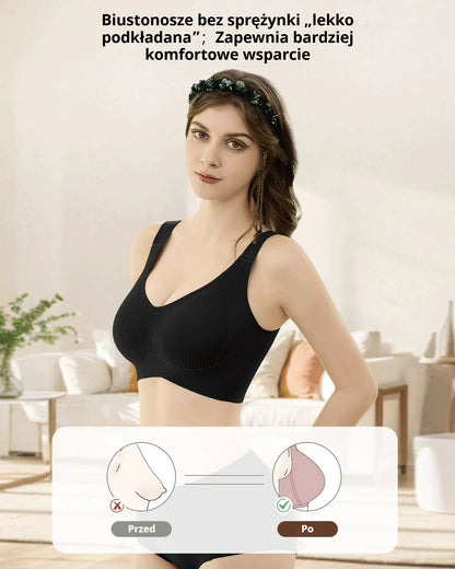 💥Kup 1, a 1 dostaniesz gratis😍【2 sztuki】Biustonosz bezszwowy modelujący piersi❤️【40-95KG】