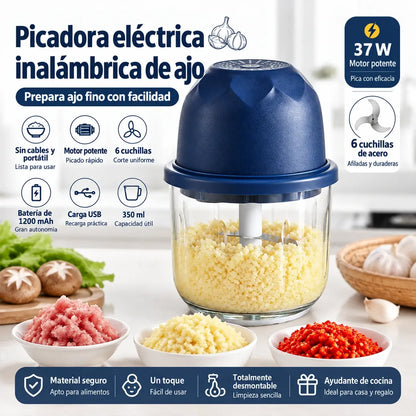 🛒Minipicadora de carne eléctrica e inalámbrica