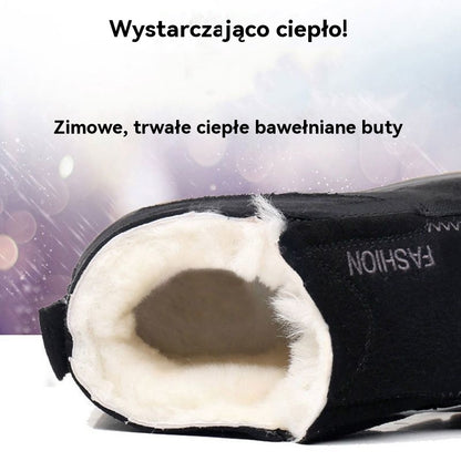 🔥【39-44】Zimowe bawełniane buty i aksamitne, grube, antypoślizgowe bawełniane buty dla starszych tatusiów