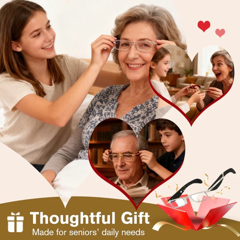 🔥【Platba při doručení🚚】Skládací brýle na čtení s anti-modrým světlem a pouzdrem