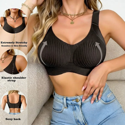 😍【Kupte jednu, druhou dostanete zdarma】Dámská jednodílná podprsenka bez kostic ❤️【40-95 kg】Pohodlná a prodyšná