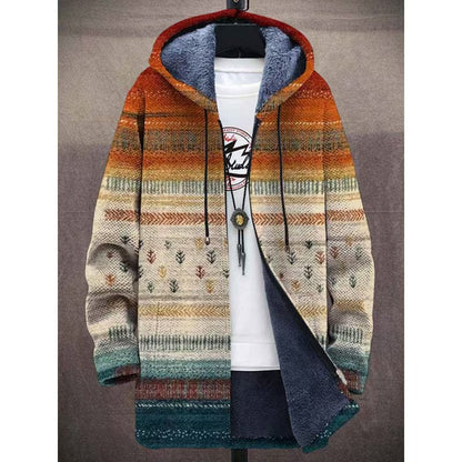 【S-4XL】Muška ležerna topla jesensko-zimska jakna od debele vune i baršuna za veće veličine