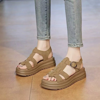 🎀【35-40】Sandale de damă cu talpă groasă și moale
