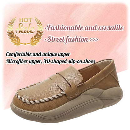 🔥【35-40】2025 noi sandale casual de damă, cu talpă groasă, din piele moale
