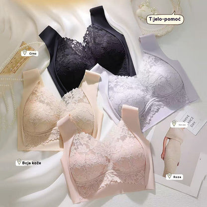 ✨💓【Kupte jeden, druhý dostanete zdarma】【40-100 kg】Nová push-up podprsenka bez kostic, proti prohýbání