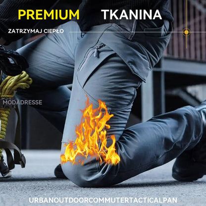 🔥【S–4XL】Pánské outdoorové zesílené podzimní a zimní kalhoty, taktické kalhoty - teplé, s fleecovou podšívkou, nepromokavé a větruodolné