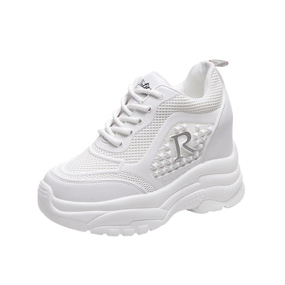 Původní tovární sleva 45%【35-40】👟 2025 nové prodyšné sportovní boty ze síťoviny, které zvyšují výšku --3953215