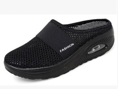 【35-43】Zapatillas 2026 de malla hueca con amortiguación de aire y alta elasticidad para caminar sin cansar