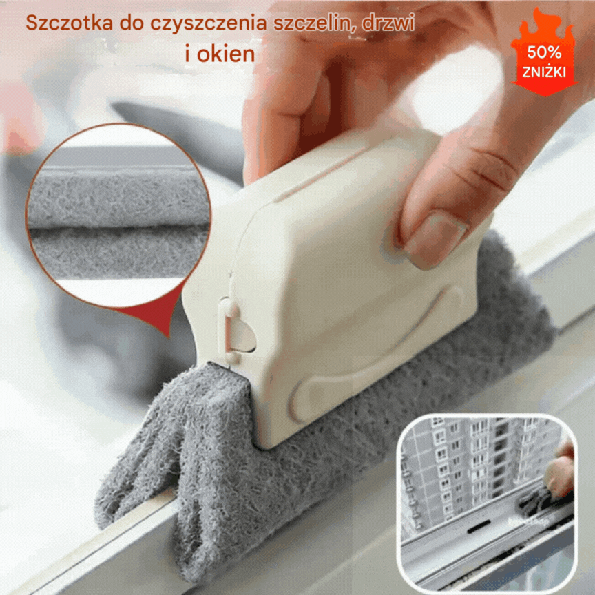 💦6 szczotki czyszczące + 2 gratis [łopata i szczotka]💥Szczotka do czyszczenia szczelin w domu, czyszczenia drzwi i okien