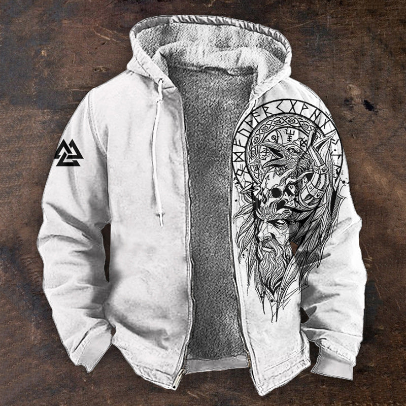 👨‍💻🧥✨【S-5XL】🔥Nova muška modna retro majica s kapuljačom, patentnim zatvaračem i 3D digitalnim tiskom