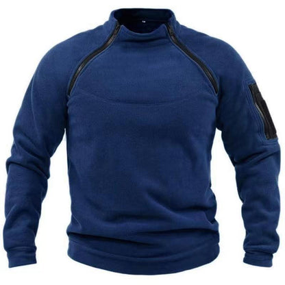 🔥📢【S-4XL】Nueva chaqueta de capa base con forro polar para hombre (colección 2026) – Cálida y moderna, diseño básico pero elegante