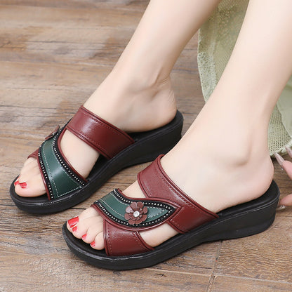 【Noi Sosiri】【36-41】Papuci papuci antiderapanti confortabili de vara pentru femei. Se potrivește piciorului elegant și confortabil.