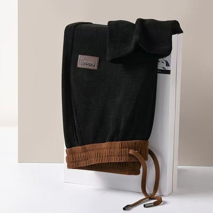 🔥 🔥Podzimní/zimní volnočasové kalhoty - všestranné, volného střihu, s fleecovou podšívkou, zesílené tepláky