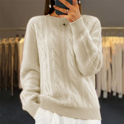 🔥✨【Novi jesenski stil】【S-2XL】2025 Jednobojni visokokvalitetni mekani i udobni vuneni džemper