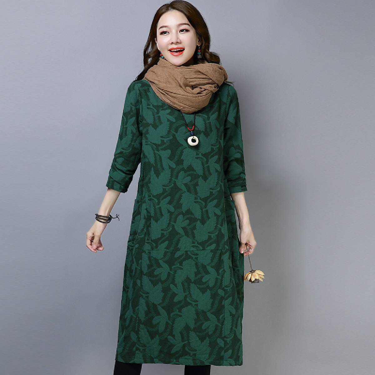 🌈🍃【S-5XL】2025 noua colecție de primăvară rochie elegantă vintage din bumbac de înaltă calitate