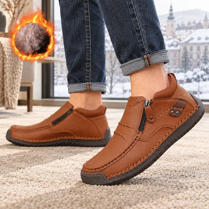 Mocasines de conducción para hombre hechos a mano en piel