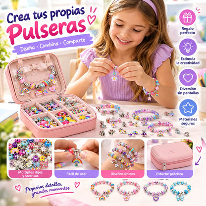 ✨Conjunto de pulseras de dibujos animados para niños, joyería creativa hecha a mano
