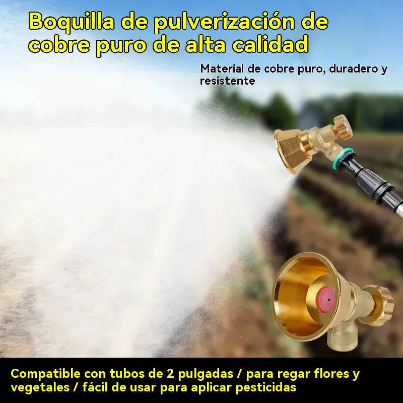 🔥🌾Boquilla de Riego Ajustable de Latón para Pulverizador Agrícola ✅️Pago contra entrega