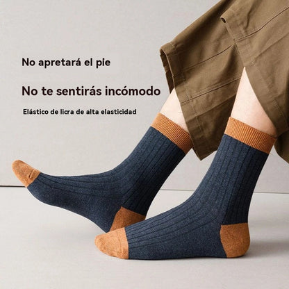 【Compre 5 y obtenga 5 gratis】 Calcetines desodorantes cálidos absorbentes del sudor para hombre