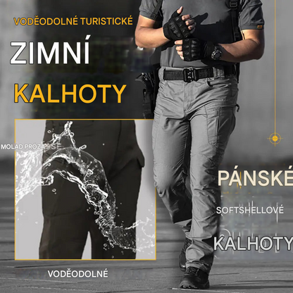 🔥【S–4XL】Pánské outdoorové zesílené podzimní a zimní kalhoty, taktické kalhoty - teplé, s fleecovou podšívkou, nepromokavé a větruodolné