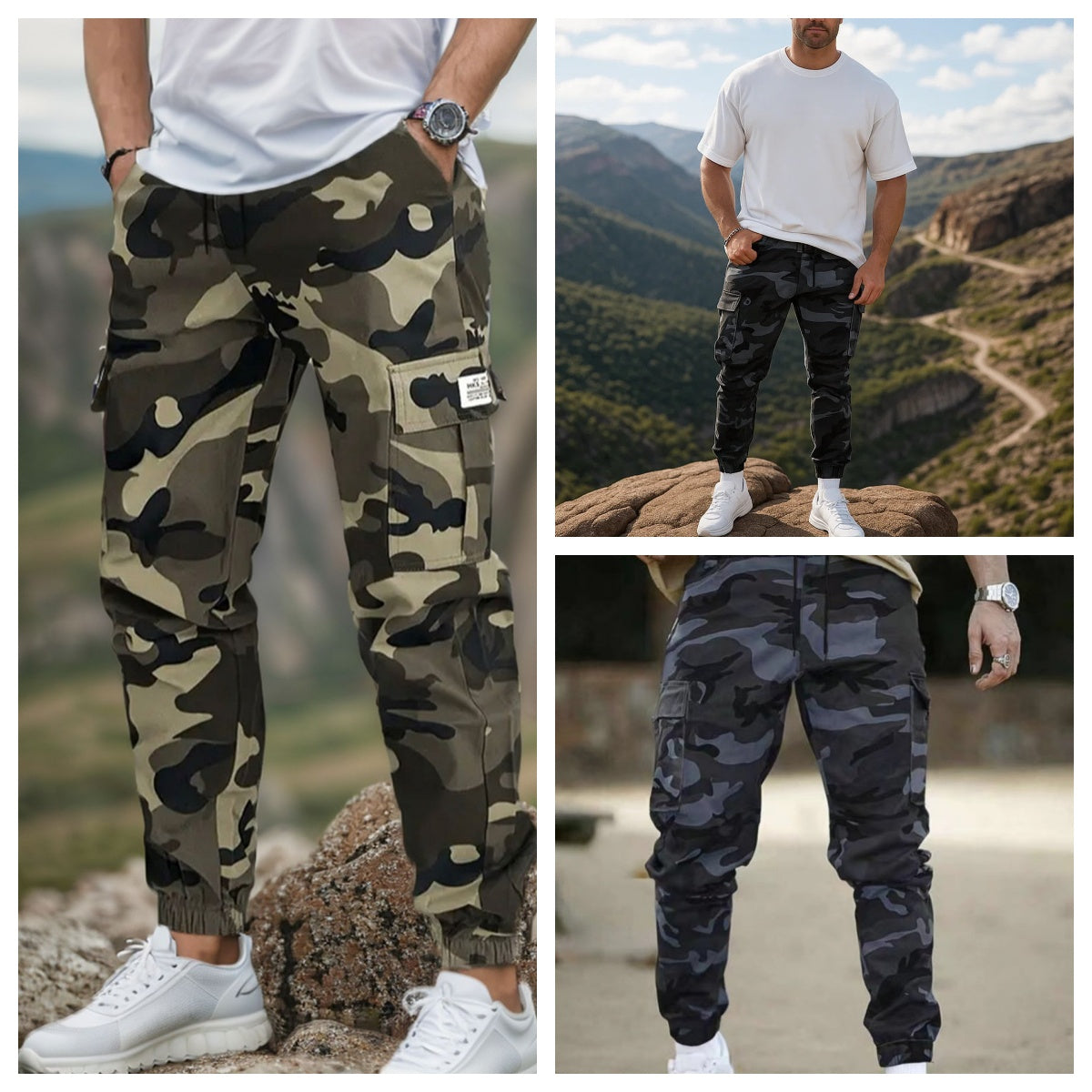 🛠️ ZĽAVA 60% 👖 Odolné taktické pracovné nohavice – zmes nylonu a bavlny, mnoho funkčných vreciek, ideálne pre prácu vonku 🌲