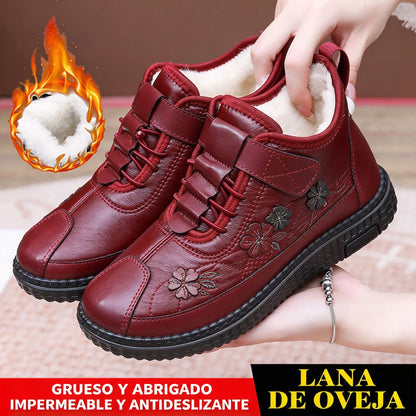 ⛄❄️【Tallas 35–42】Botas de invierno (modelo 2026): antideslizantes, con suela blanda, forro polar y grueso acolchado de algodón; adecuadas para personas de mediana y avanzada edad.