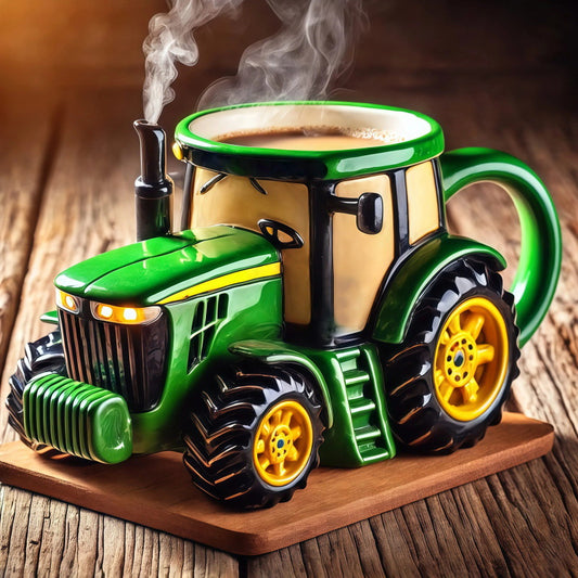 🚛【Zniżka ograniczona czasowo】☕Retro filiżanka do kawy w kształcie traktora rolniczego