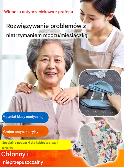 🔥【Kúpte 4 a získajte 4 zadarmo】Umývateľná antibakteriálna vložka z grafénovej bavlny