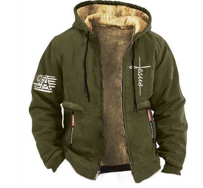 🔥🧥🔥【Plaćanje po preuzimanju】【S-5XL】Muška jesensko/zimska modna ležerna jakna od debelog flisa