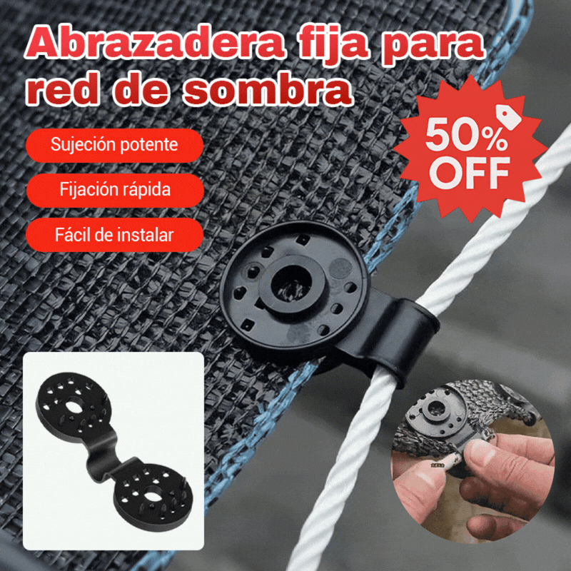 【Compre 25 y obtenga 25 gratis】Soporte de fijación de red para dosel