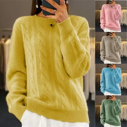🔥✨【Jesienny nowy styl】【S-2XL】2026 Jednolity kolor Wysokiej jakości miękki i wygodny wełniany sweter