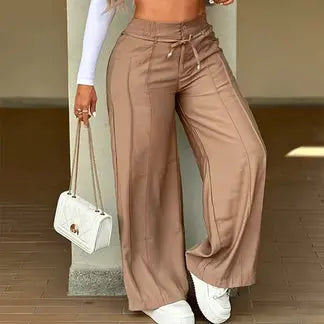 ✨【S-2XL】Nuevos pantalones de tiro alto y pernera ancha para 2026: un corte elegante que favorece la figura.