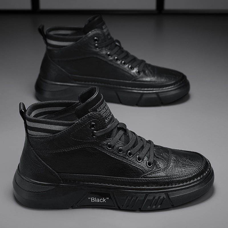 😎👍【39-44】Nove muške vodootporne kožne i baršunaste ležerne pamučne cipele za jesen i zimu 2025.