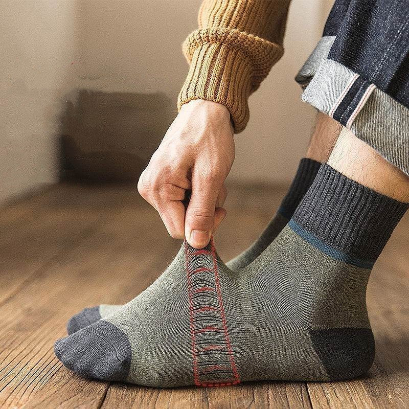 😍🧦【10 perechi】Șosete din bumbac, antibacteriene și anti-miros