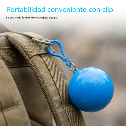 💧5 artículos por 26 euros🌀Impermeable de compresión esférica, impermeable desechable