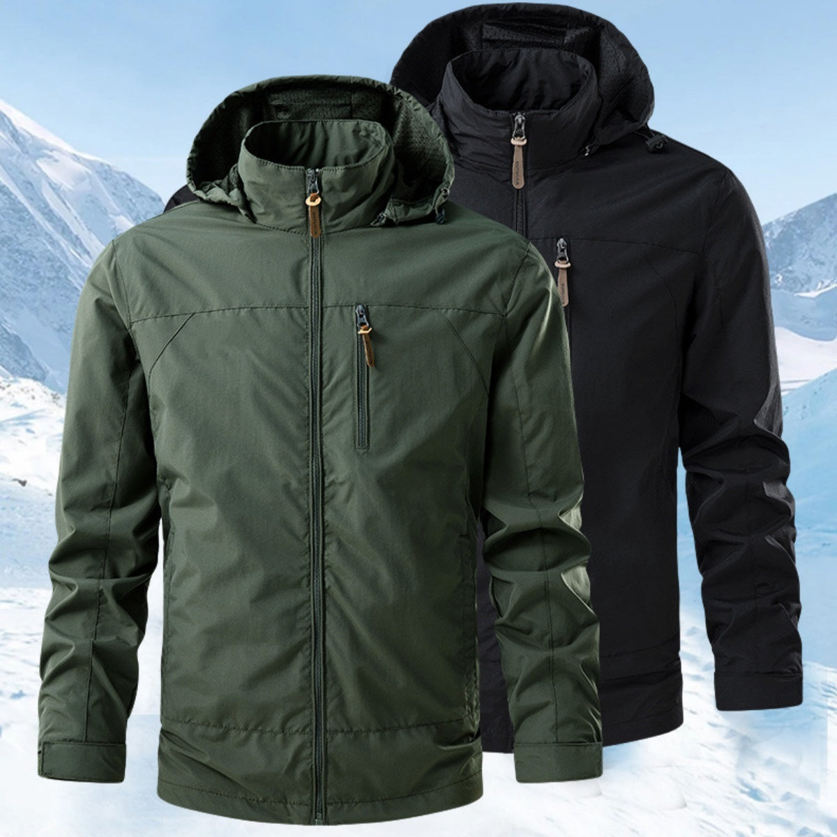 💥【M-5XL】Vetrovka s kapuco, odporna proti dežju in soncu, ohlapna, za prosti čas