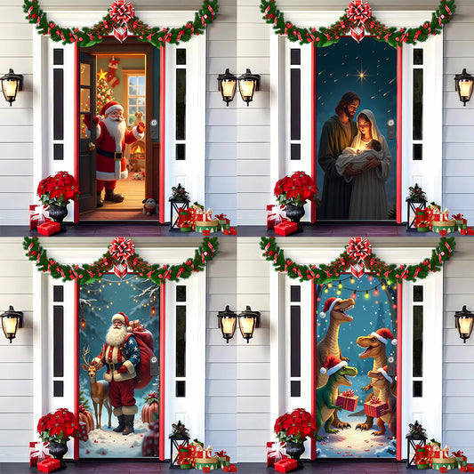 🎄Predčasný vianočný výpredaj: 50% zľava na 🎅vianočné dekorácie na dvere🎅