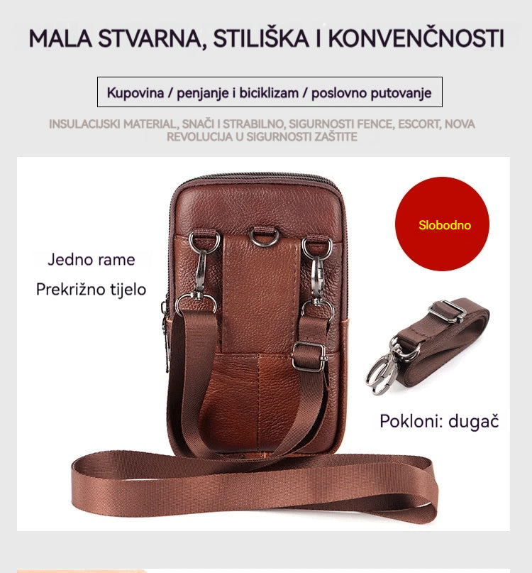 🔥【50% popusta】Prijenosna torba za telefon hibridnog dizajna (torba za nošenje preko tijela i preko ramena) za muškarce