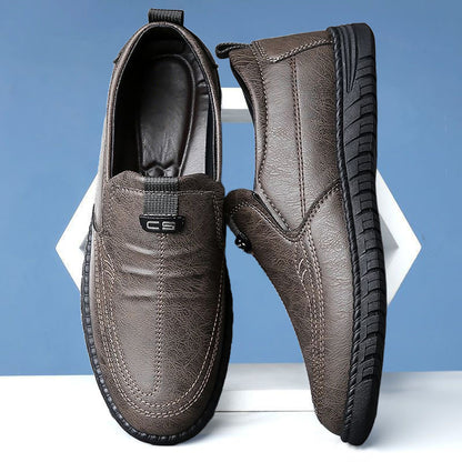 [39-44]👞Buty męskie z miękkiej skóry naturalnej - Pełen komfort dla dojrzałych mężczyzn