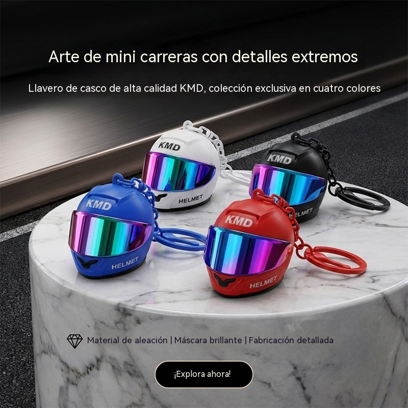 ¡Compra 1 y llévate 1 gratis 🔥🔥 Divertido llavero con forma de mini casco de motocicleta.