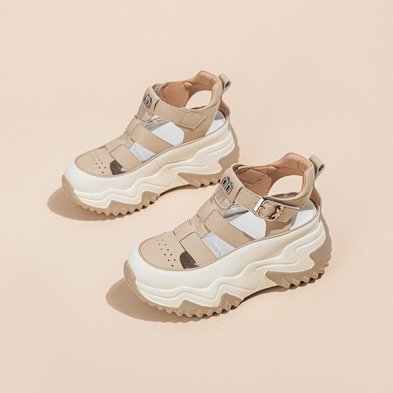 🔥【35-40】✨2025 nowe damskie modne, swobodne, miękkie, grube sandały