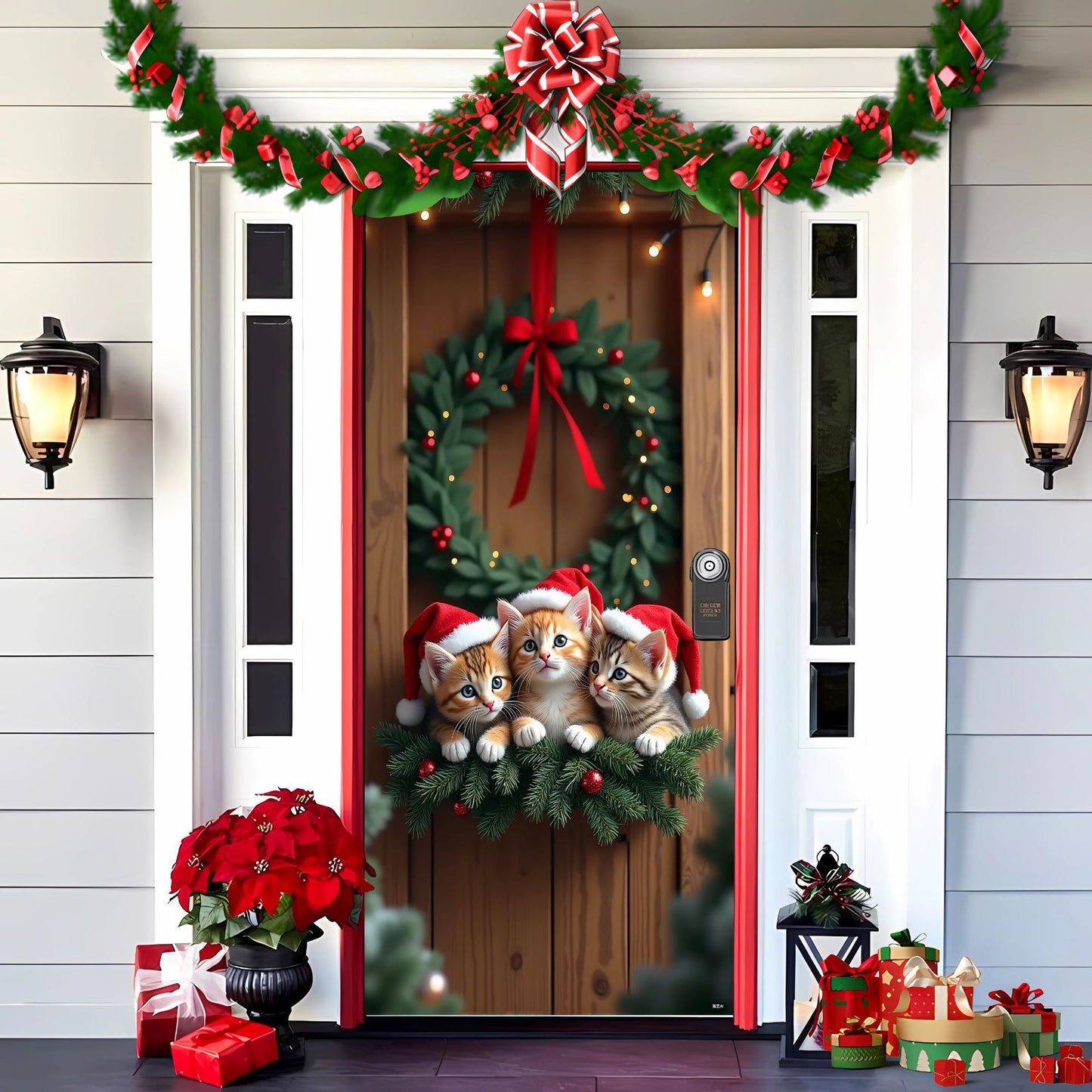 🎄Predčasný vianočný výpredaj: 50% zľava na 🎅vianočné dekorácie na dvere🎅