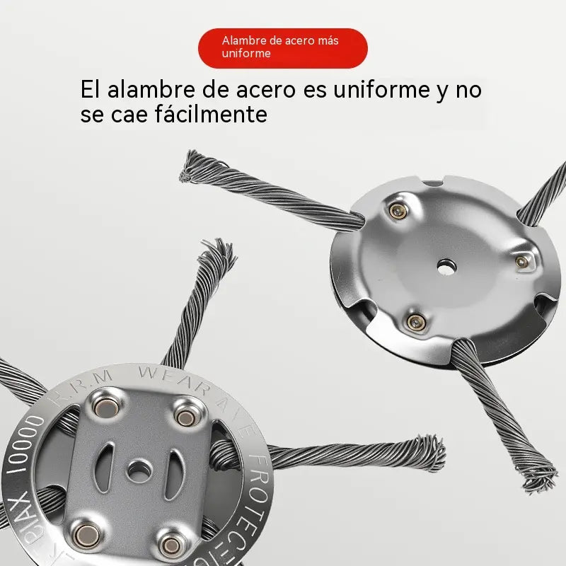 🧰🔥Última oferta especial【Compra 1 y llévate 1 gratis】🔥Desbrozadora de alambre de acero