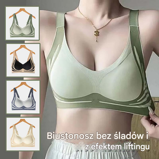😍【3 sztuki】Biustonosz damski jednoczęściowy bez fiszbin❤️【40-85 kg】