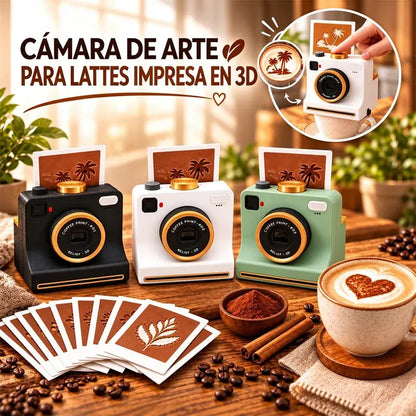 ☕ Cámara para arte en café (Latte Art) | Decorador creativo de café – Impresora de diseños sobre la superficie del café con un solo toque