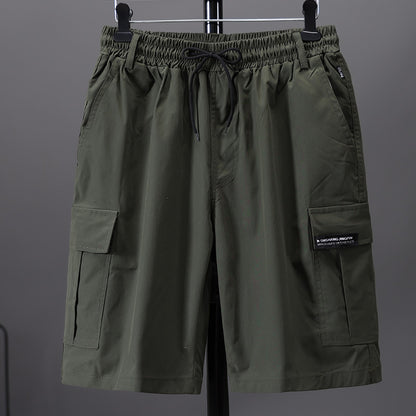 ⏳ 50% POPUSTA 👖【M-4XL】Muške ležerne, široke, maskirne, atletske kratke hlače za plažu, plus size, s elastičnom vezicom u struku.