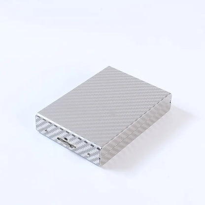 🛡️✨ Tarjetero Metálico de Acero Inoxidable con Protección RFID – Cartera de Tarjetas Antidesmagnética, Pequeña y Portátil 💳