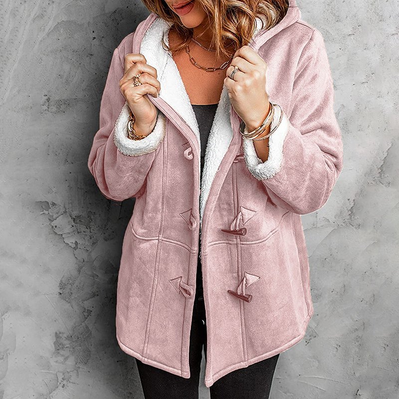 🐏🥼💖【Nueva colección de invierno 43% de descuento】2025 Abrigo de mujer elegante y cálido de ante con forro polar, S-5XL, abrigo de invierno/para el día a día